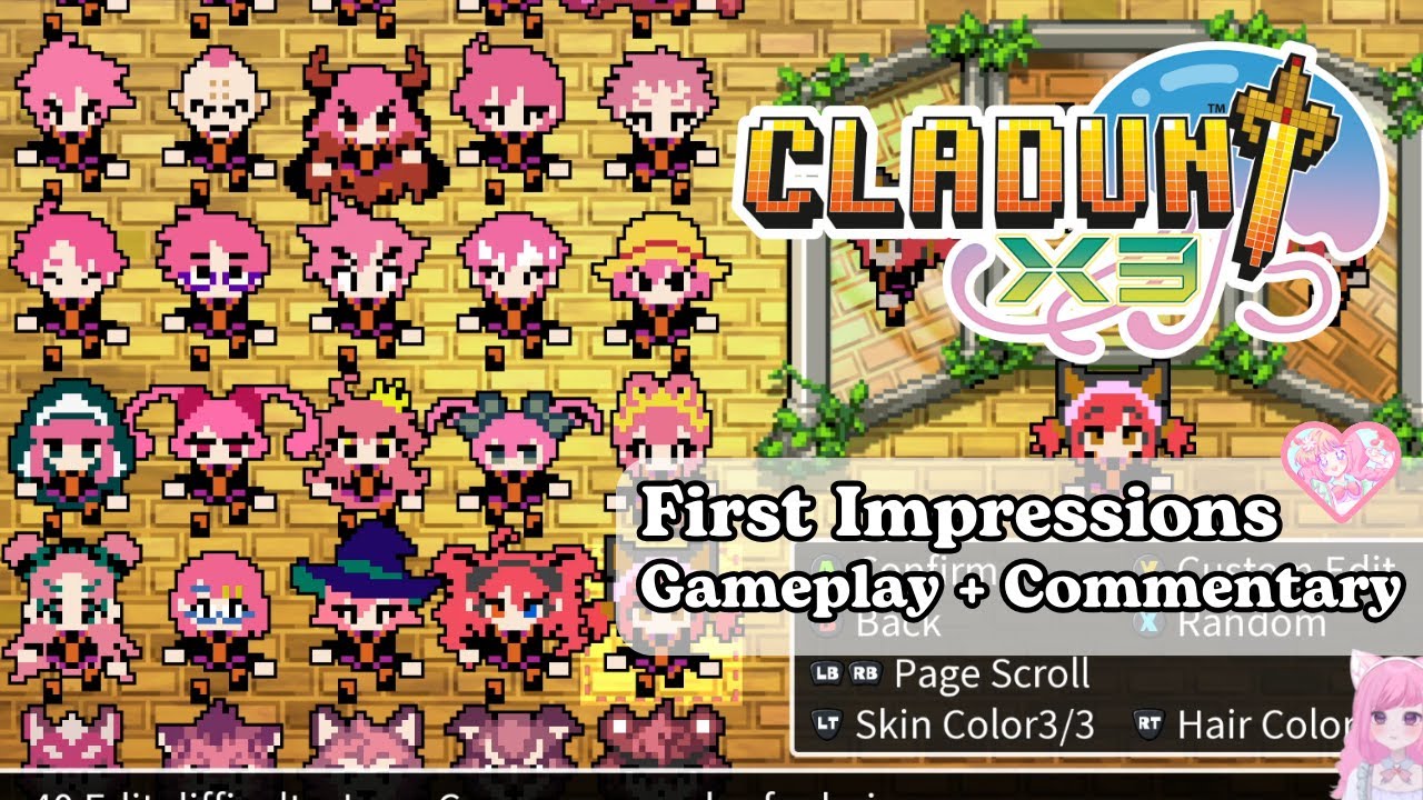 Cladun X3 First Impressions | A quirky dungeon crawler where you can customize everything!