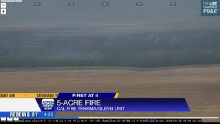 Firefighters stop forward progress of fire in Tehama County