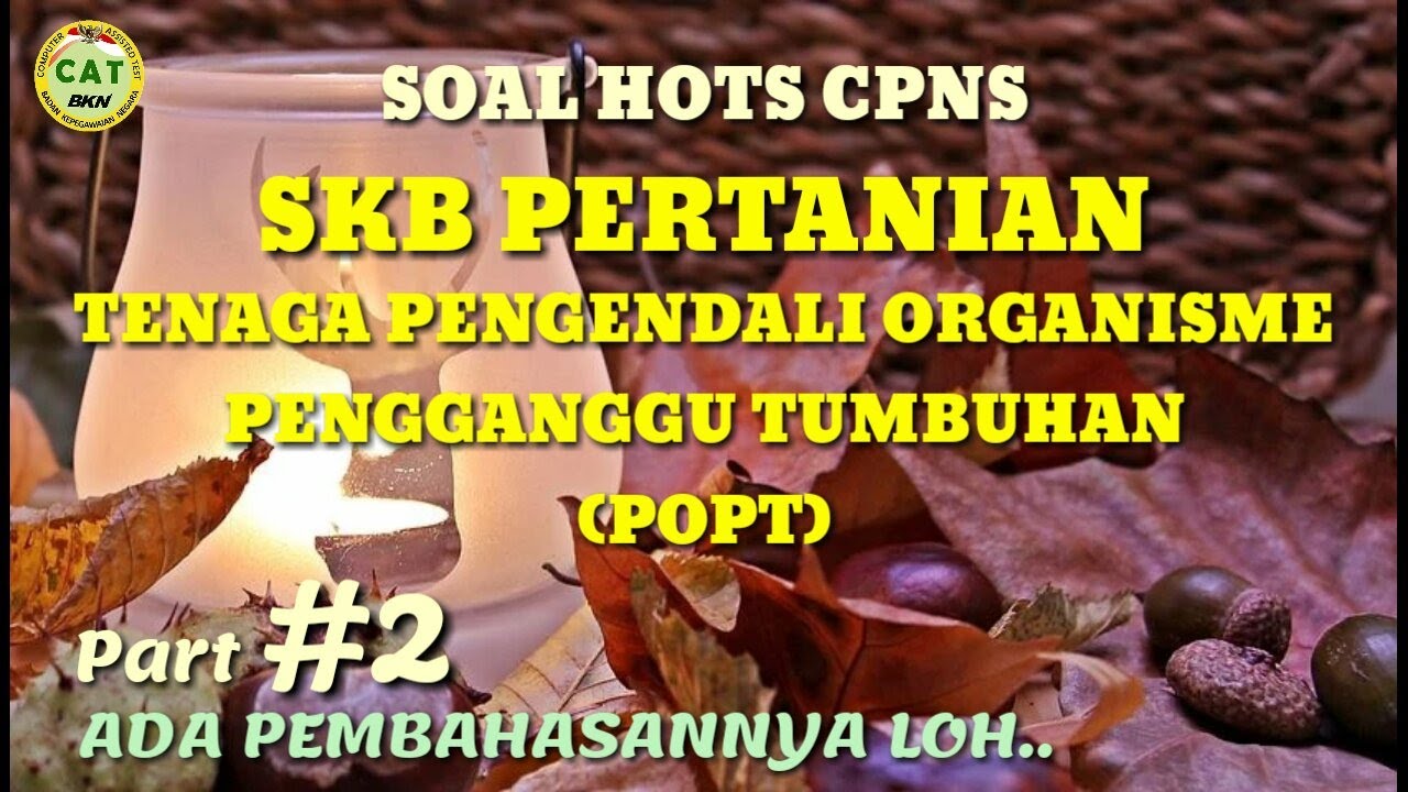 SOAL HOTS CPNS SKB PERTANIAN TENAGA PENGENDALI ORGANISME ...