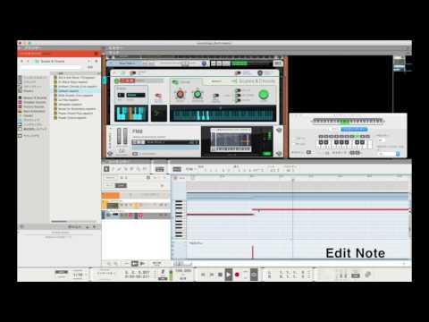 Reason 9.5 #2 | Create Synth Pad Pattern with VST Plugin Synth