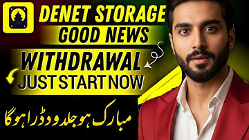 Denet storage withdrawal || Denet storage today new update || Denet storage listing update