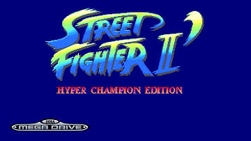 Street Fighter II: Special Champion Edition - Ken - SEGA Mega Drive /Analogue Mega SG Playthrough