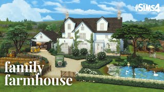 LARGE FAMILY FARMHOUSE 🍎🐄🐤 | No CC | The Sims 4 Stop Motion Build