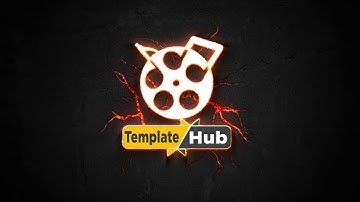 #107 | Free Template Here | Metal Fire Logo | New After Effects Template | Template Hub