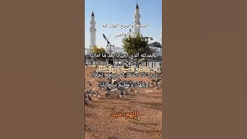#أذكار_الصباح #صباح_الخير #اذكار #دعاء #اللهم_آمين #الحمد_لله_دائماً_و_أبداً #يارب #اذكار_المساء