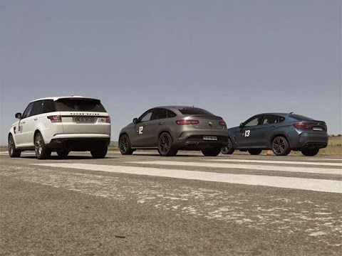 Bmw X6m Vs Mercedes Benz Gle63 S Coupe Vs Land Rover Range Rover Sport Svr