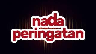 nada dering peringatan