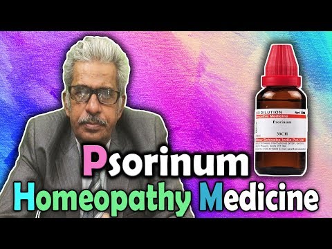 Homeopathy Medicine - Psorinum -- Dr P.S. Tiwari - 동영상