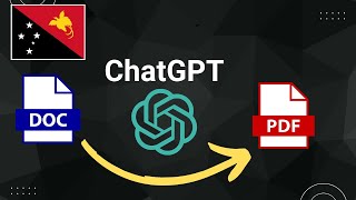 ChatGPT Tutorial: Convert Word to PDF with Image Generation & Web Search Integration