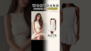 [KPOP IDOL OUTFIT] Steal Wonyoung's Look for $45.99! 🎀 #Wonyoung #Ive #Outfits
