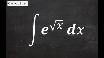 Integral of e raised to a function
