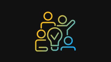 Animated invent dark gradient icon