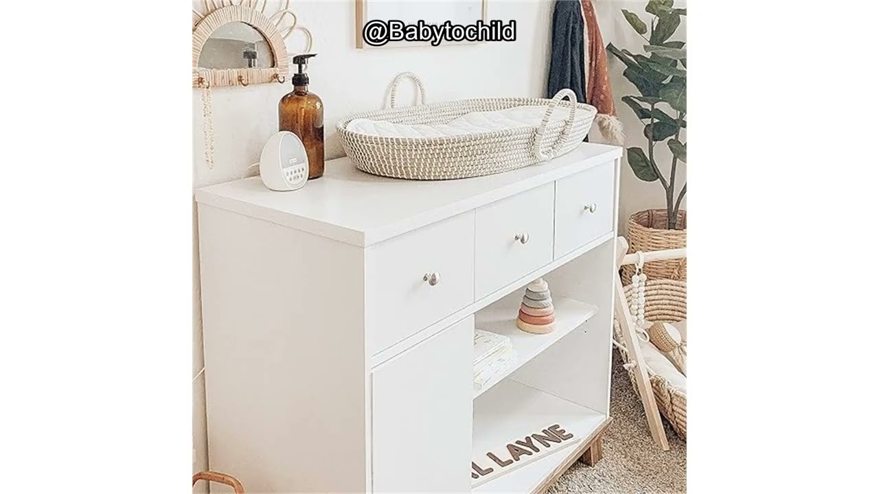 Storkcraft Nursery Changing Table Dresser Review: Safe, Stylish, and Practical.
