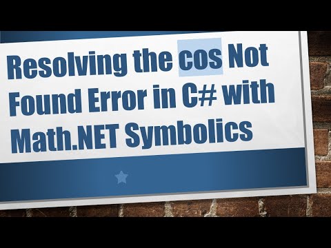 Resolving the cos