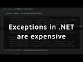 The hidden cost of Exceptions in .NET