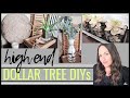 DOLLAR TREE 🌳 HIGH END SPRING FARMHOUSE DIYS | NATURAL HOME DECOR DIYS (2021) Cricut Joy Giveaway