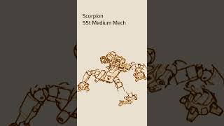 BattleTech: Scorpion BattleMech (#mechwarrior #battletech #battletechlore #scifi)