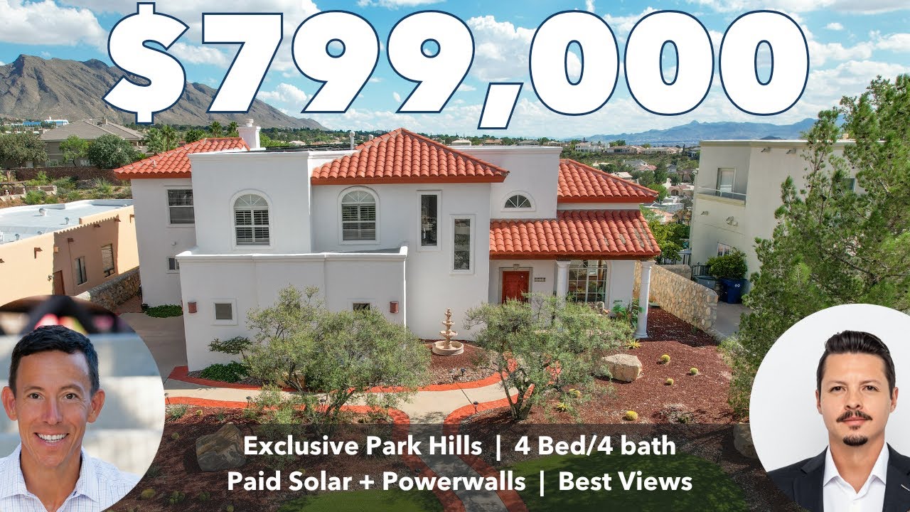 Этот роскошный дом в Эль-Пасо работает на солнечной энергии | Park Hills Dream Tour