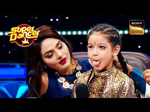 Madhoo ज और Florina न क य Nagin Tongue Test Super Dancer 4 Unseen Style