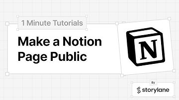 How to Make a Notion Page Public | 1-Minute Tutorials