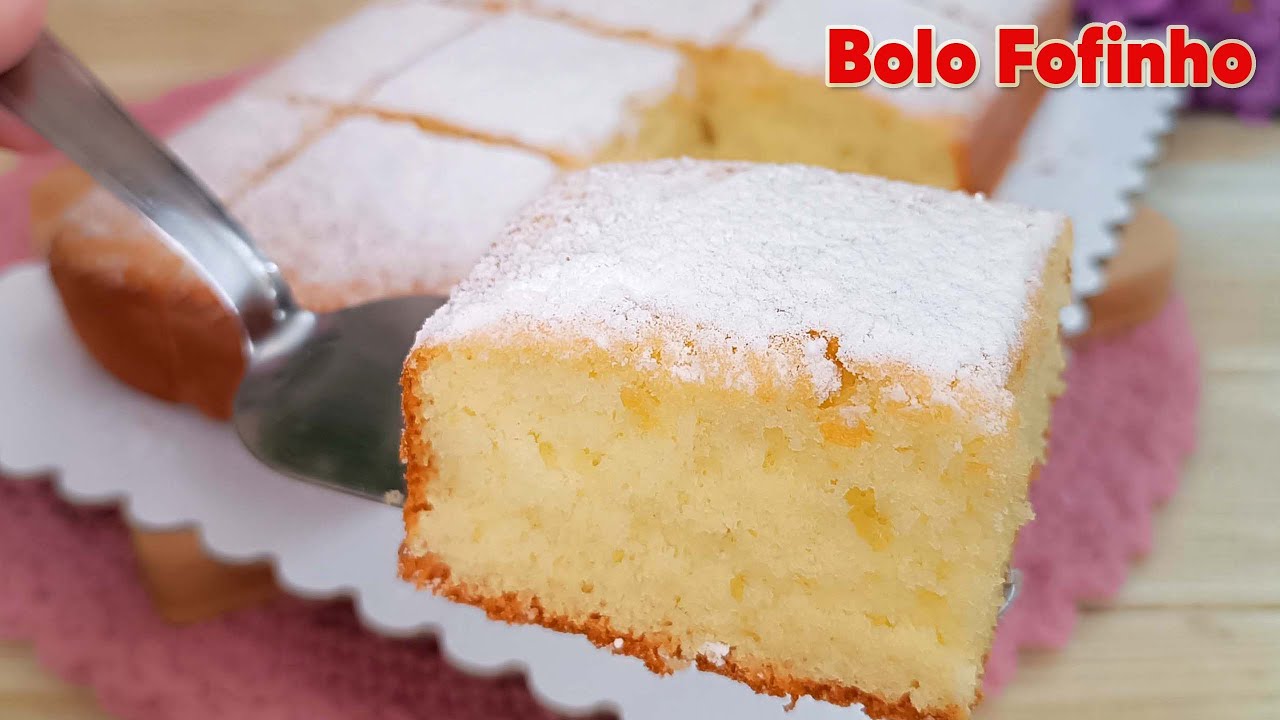 O Bolo mais Fofinho de todos! Receita de caderninho de vó!