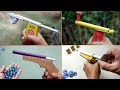 4 Easy Toy Gun making Video | how to make gun with cardboard | how to make gun with paper |
