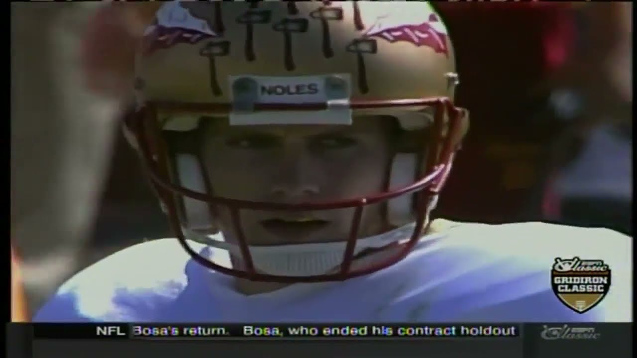 Seminole Moment: Casey Weldon's 20-Yard TD Pass to Warren Hart vs. Michigan (1991)