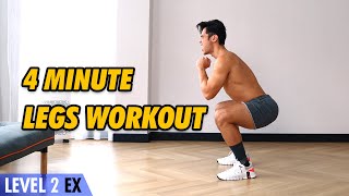 4 Minute Lower Body Workout | Endurance & Strength [Level 2+] by Jordan Yeoh Fitness 77,786 views 8 months ago 6 minutes, 22 seconds