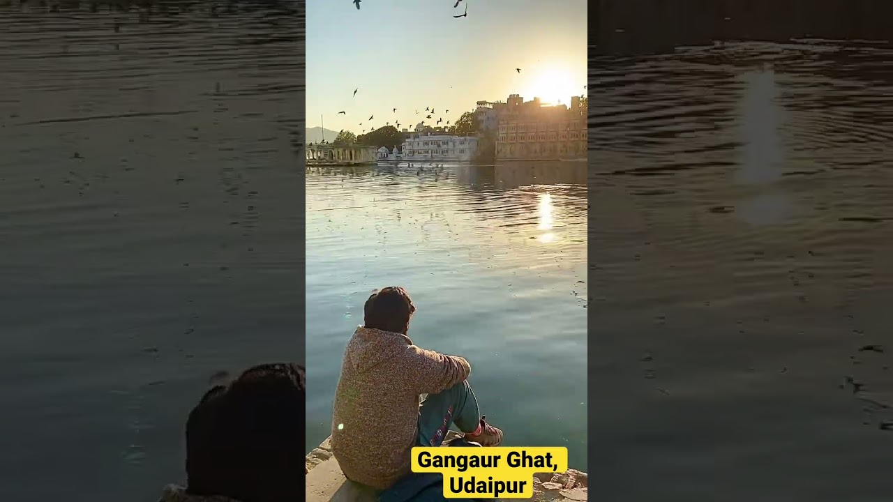 Video thumbnail: #shortsvideo #travel #travelindia #reelitfeelit #shortsyoutube #udaipur #gangaurghat #trending