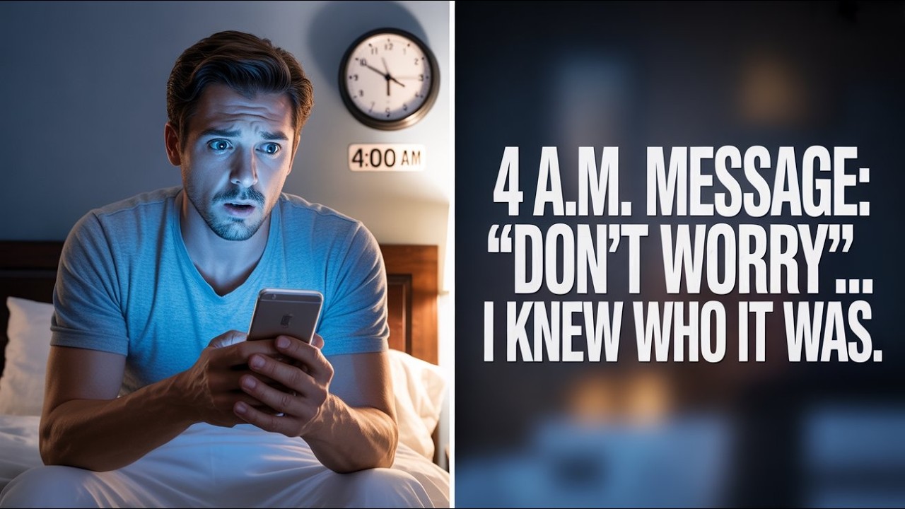 “Her 4 A.M. Message Said ‘Don’t Worry’… She Had No Idea I Knew Who It Was”