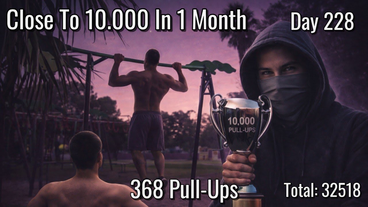 Pull-Up World Record Day 228 - 368 Pull-Ups |