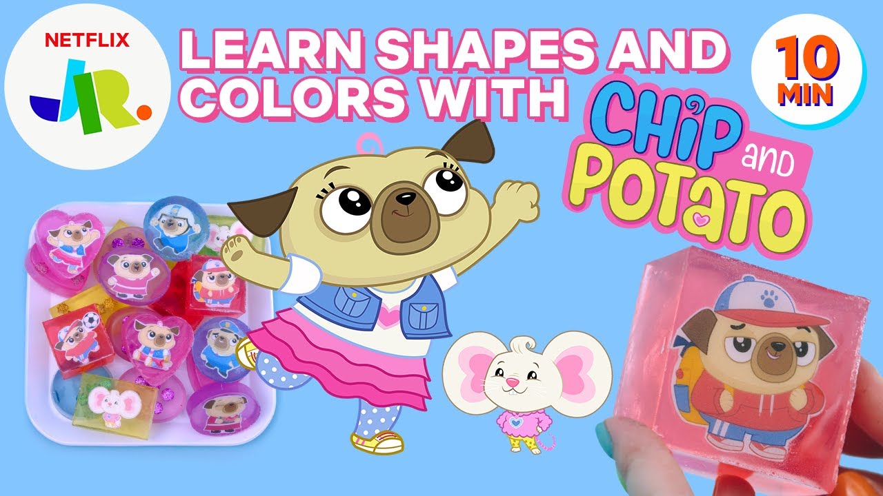 DIY Chip & Potato Soap Shapes for Kids! | Netflix Jr