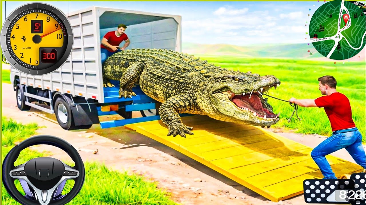 Animal Cargo Truck Driving Game 3D - Animal Transport Cargo Truck 2024 - Android Gameplay
