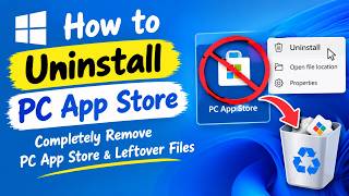 How to Uninstall PC App Store Completely Remove PC App Store & Leftover Files screenshot 3