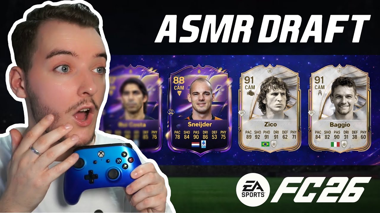ASMR EA FC 26 Ultimate Team Draft!