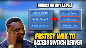 HOW TO ENABLE/ ACCESS SWITCH SERVER BUTTON IN FASTEST WAY! - Mobile Legends