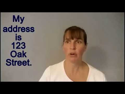 Video: How To Write An English Address