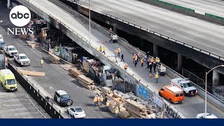 LA freeway shutdown forces tens of thousands to take alternate routes