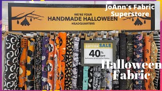 NEW JoAnn's Halloween Fabric | Superstore Walk Through and Decor Section