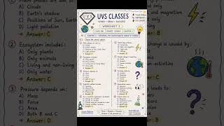 Science Chapter 1 | Class 8th | Exploring the Investigative World of Science | MCQ Worksheet 1&2