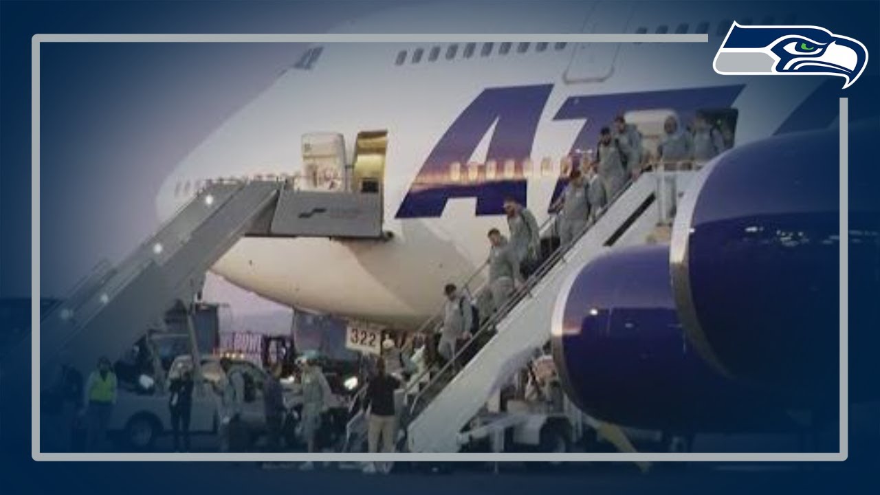 Seahawks arrive in San Jose for Super Bowl LX