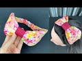 5 Minutes!!! ✅Very Easy Make Headband. How to make Fabric Headband Sewing Tutorial. For Adult size.