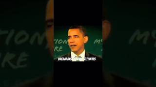 Dream big Obama motivates #motivation #viral