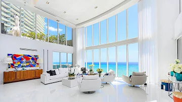 This $9,900,000 Fully remodeled penthouse in Sunny Isles Beach is the ultimate beachfront retreat