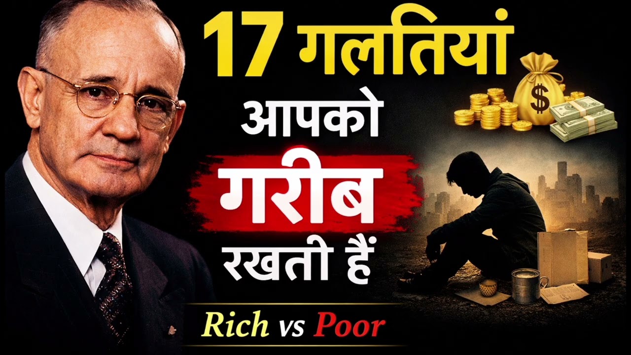 नेपोलियन हिल का 20 साल का रिसर्च: ये 17 गलतियां आपको गरीब बनाती हैं | Rich Mindset Secrets