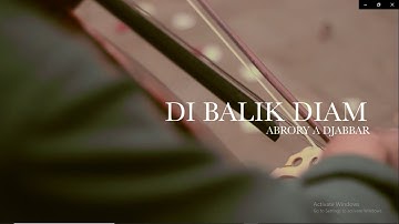Celah Celah Langit Bandung - DI BALIK DIAM (Official Music Video )