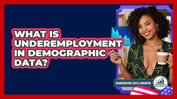What Is Underemployment In Demographic Data? - Demographic Data Answers