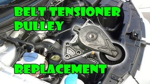 How to replace Serpentine Belt Tensioner 1.9tdi pd 74kw 85kw 96kw