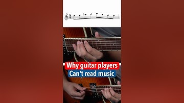 Why Guitarists Can’t Read Sheet Music 😂 #GuitarStruggles