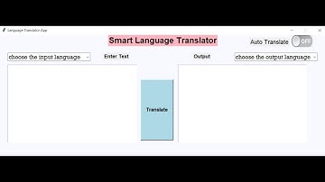 Language Translator App using Python using Tkinter (Advanced) || Automatic Translation